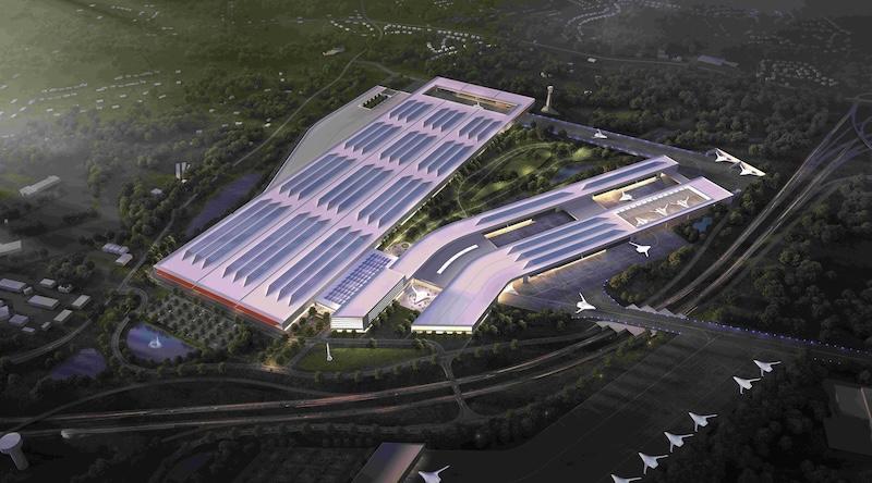 JetZero factory rendering